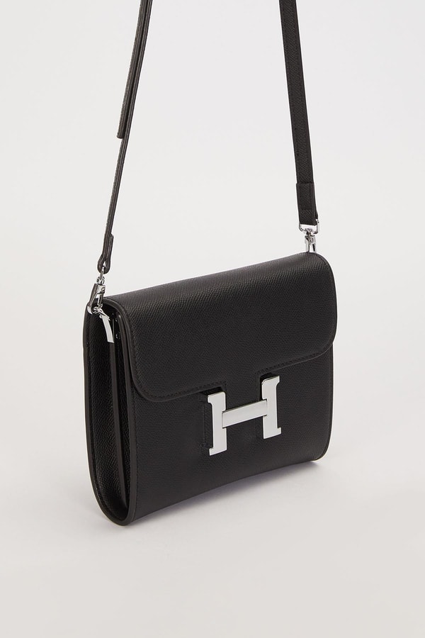 LevidorSiyah Düz Form Omuz Çantası