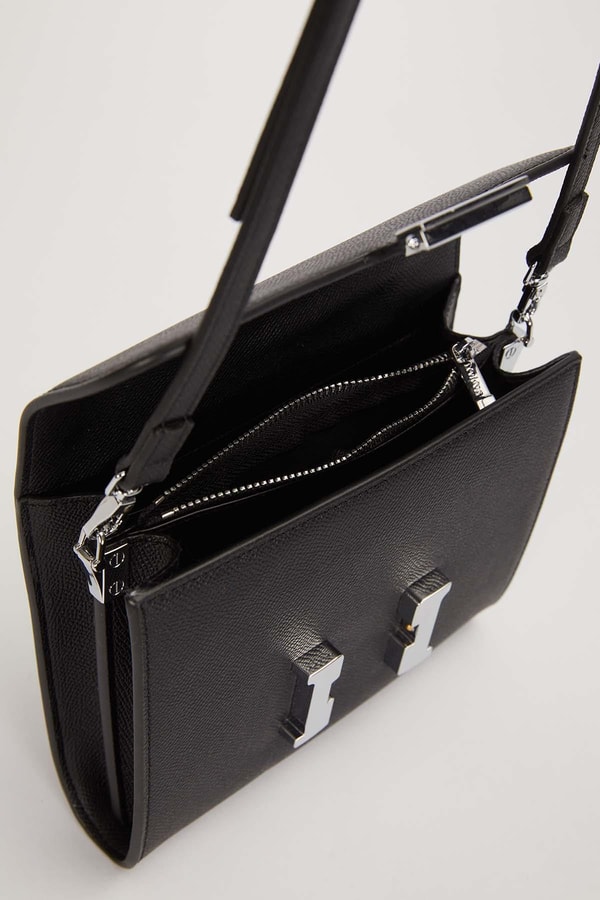 LevidorSiyah Düz Form Omuz Çantası