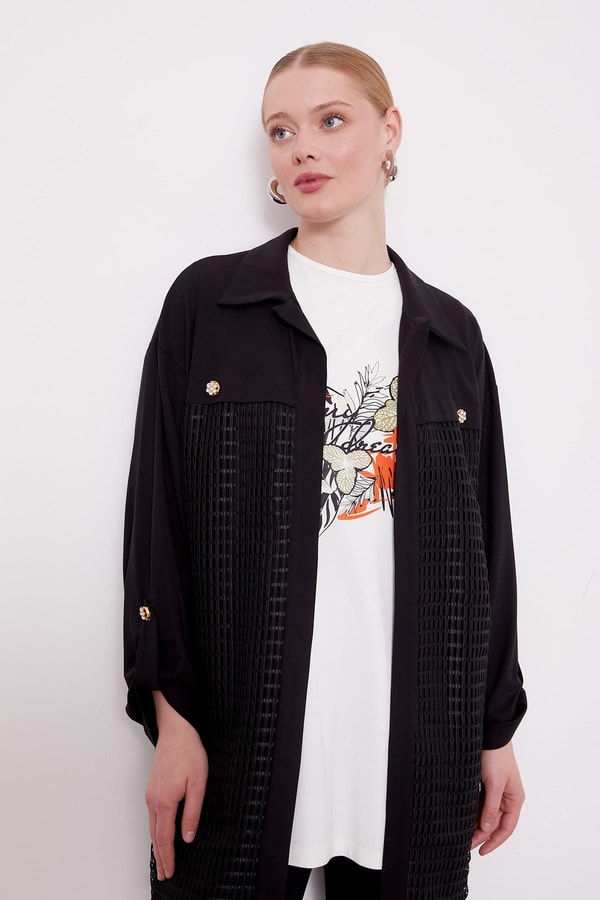 LevidorSiyah File Detaylı Üçlü Takım