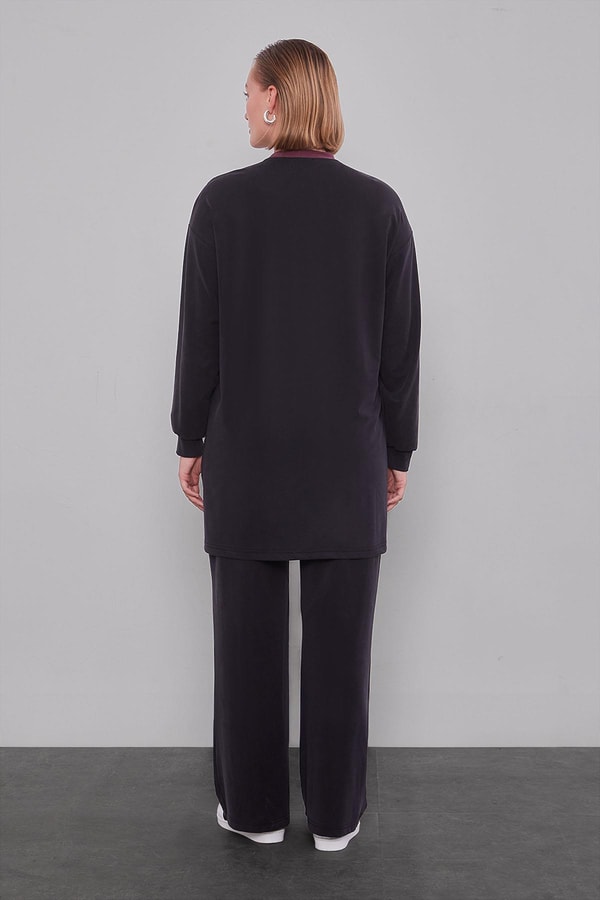 LevidorSiyah Geometrik Model İkili Takım