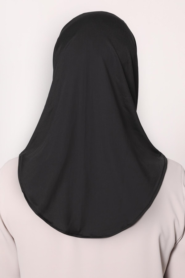 LevidorSiyah Hijab Sport Bone
