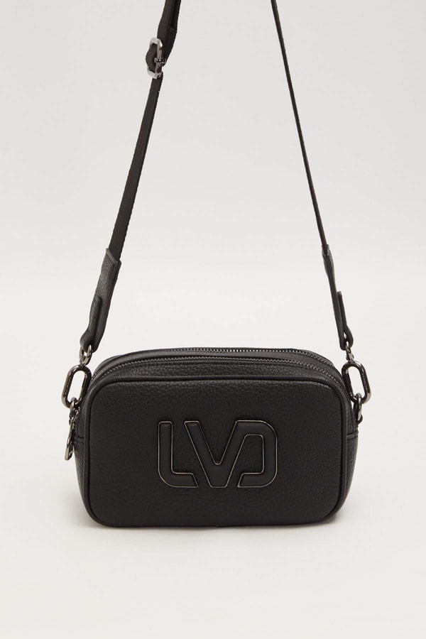 LevidorSiyah Kalın Kuşak Askılı Omuz