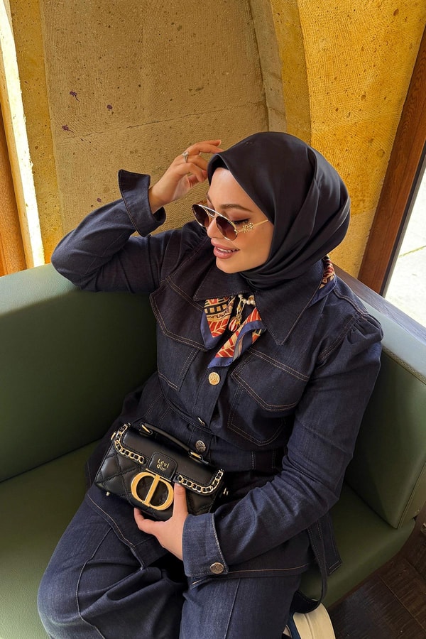 LevidorSiyah Metal Halka Detay Omuz Çantası