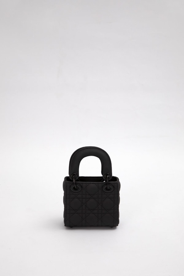 LevidorSiyah Mini Boy Aksesuar Detaylı El Çantası