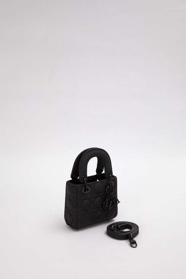 LevidorSiyah Mini Boy Aksesuar Detaylı El Çantası