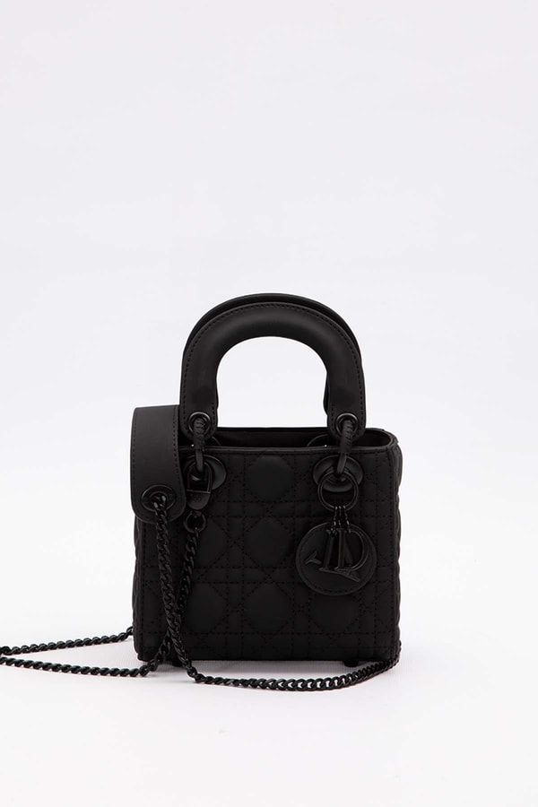 LevidorSiyah Mini Zincir Aksesuarlı El Çantası