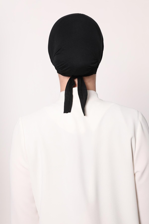 LevidorSiyah Parisien Dikişsiz Bone