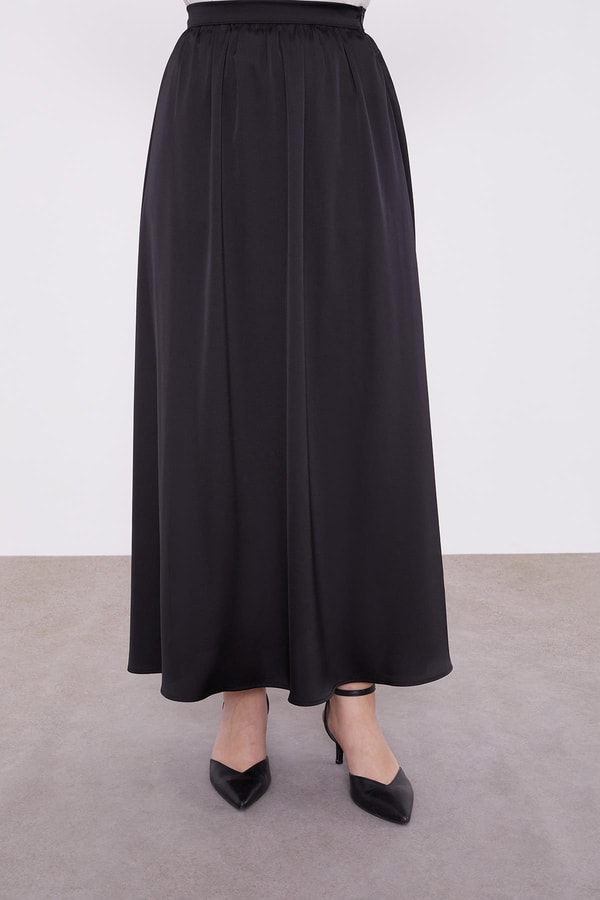 LevidorSiyah Payetli Etek Takım