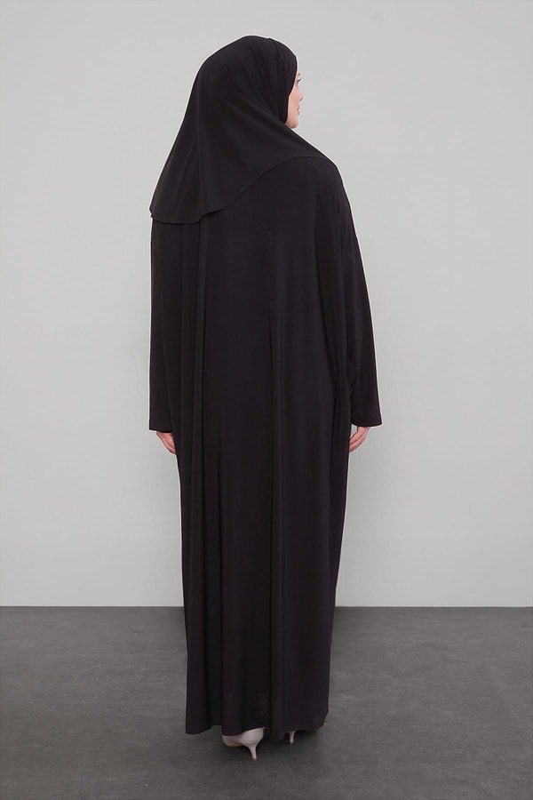 LevidorSiyah Pratik Namaz Elbisesi