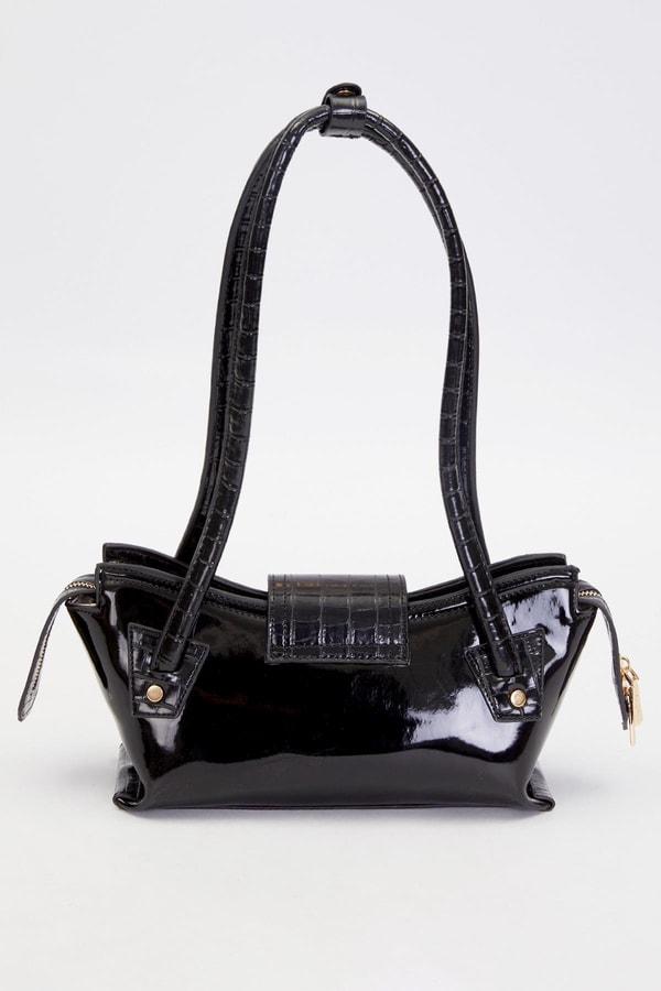 LevidorSİYAH RUGAN Baget Omuz Çantası