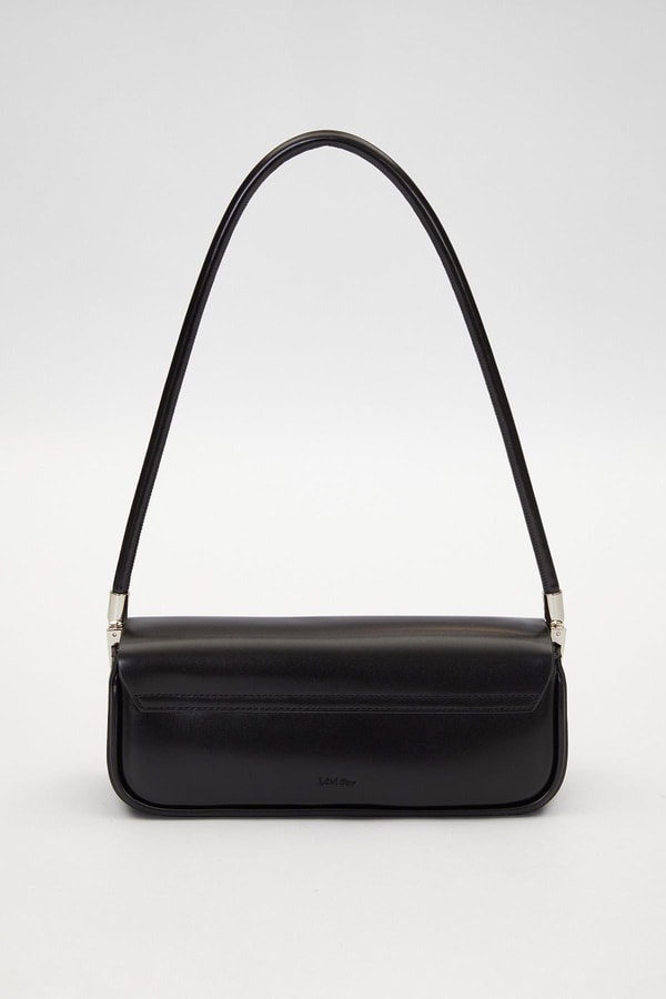 LevidorSiyah Uzun Askılı Omuz Çantası