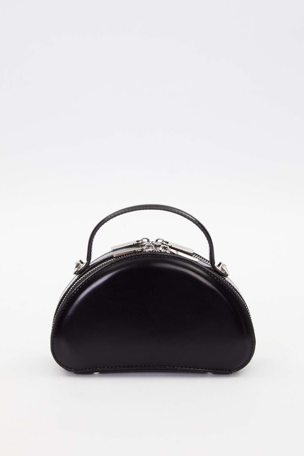 LevidorSiyah Yarım Ay Model Omuz Çantası