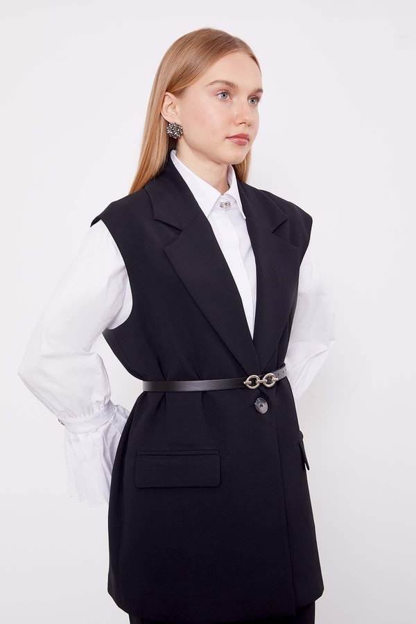 LevidorSiyah Yelekli İkili Takım