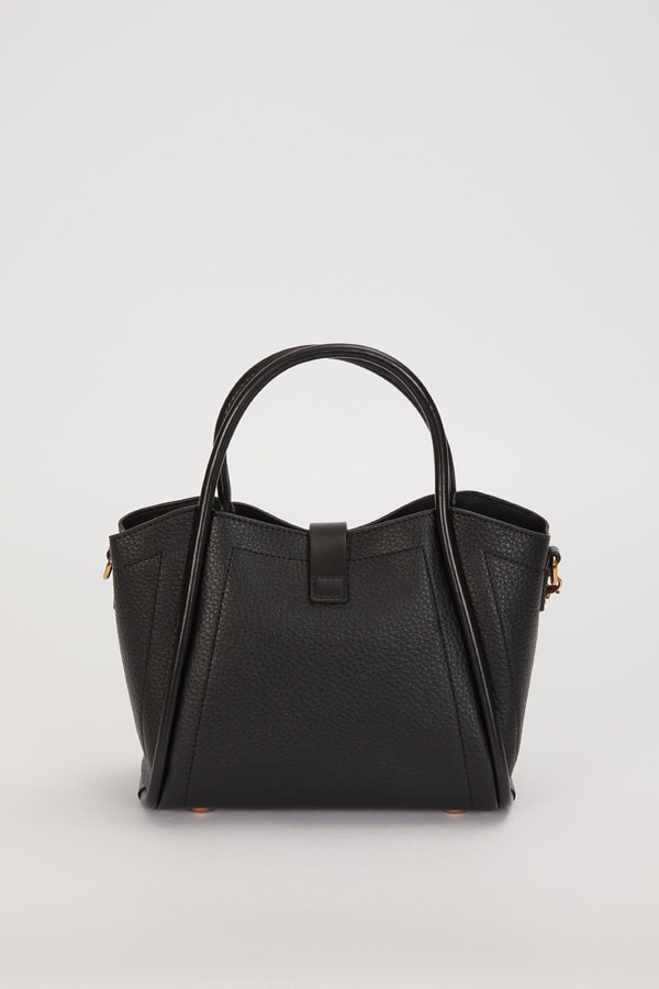 LevidorSiyah Zarf Cüzdan Detaylı El Çantası