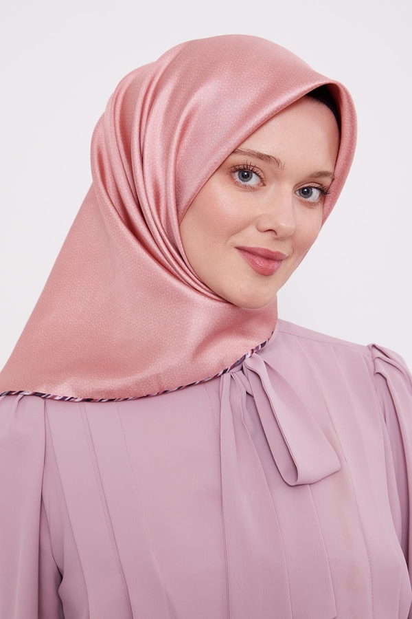 LevidorSomon Benekli Twill İpek Eşarp