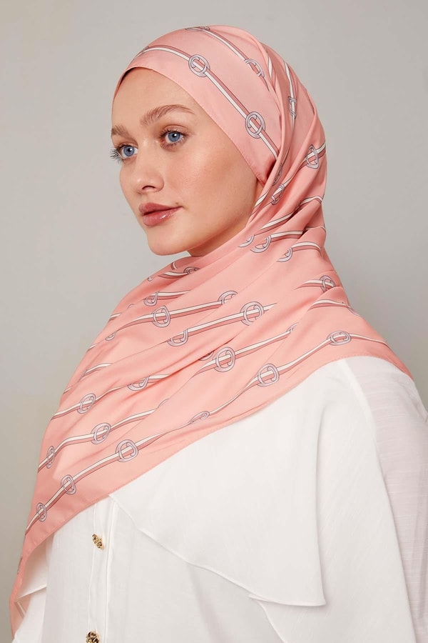 LevidorSomon Çizgili Halka Desen Club Şal