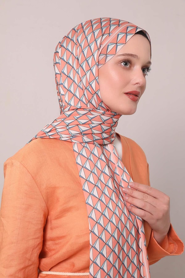 LevidorSomon Üçgen Desen Club Şal