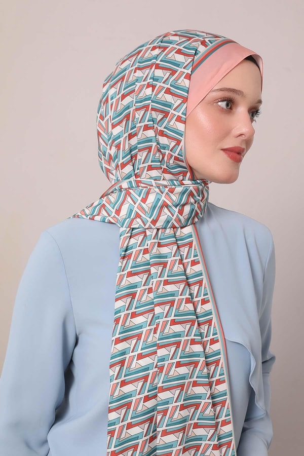 LevidorSomon Zigzag Desen Club Şal