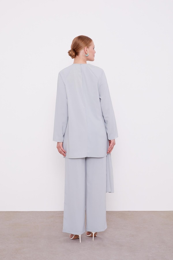 LevidorSu Yeşili ALLER BAĞLAMA İŞLEMELİ İKİLİ TAKIM