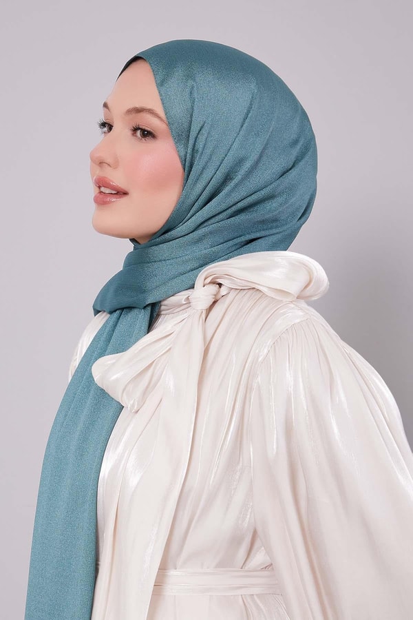 LevidorSu Yeşili Cristal Yoryo Şal