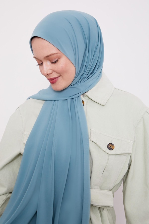 LevidorSu Yeşili Düz Sandy Şal