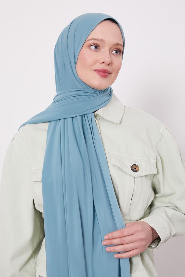 LevidorSu Yeşili Düz Sandy Şal