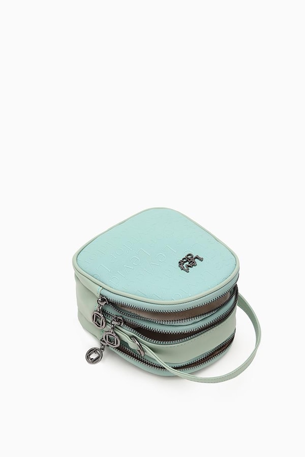 LevidorSu Yeşili Oval Model Omuz Çantası