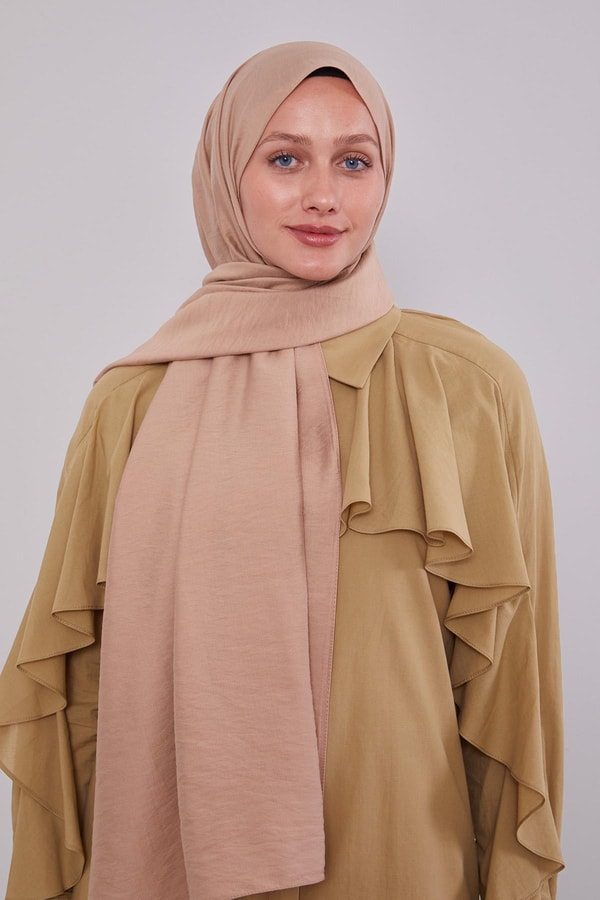 LevidorSütlü Kahve Düz Adria Şal