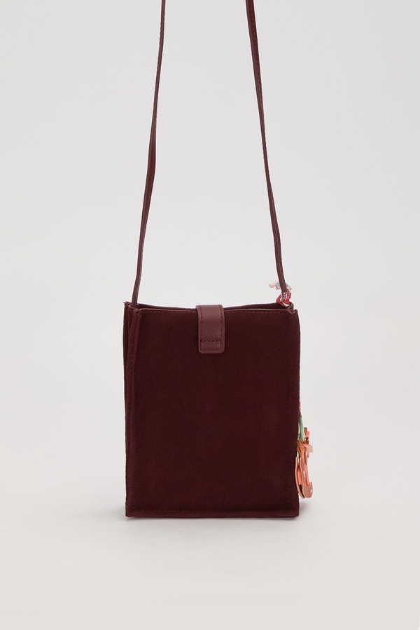 LevidorTaba Süet Uzun Askılı Omuz Çantası