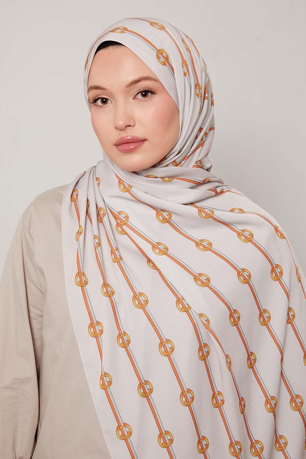 LevidorTaş Çizgili Halka Desen Club Şal