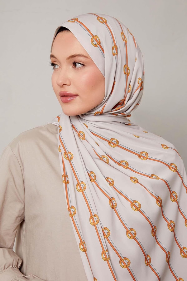 LevidorTaş Çizgili Halka Desen Club Şal