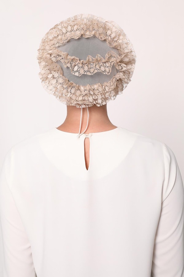 LevidorTaş Klipsli Silikonlu Dikişsiz Fırfır Bone