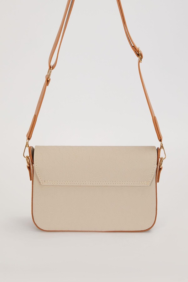 LevidorTaş Petek Baskılı Ayarlanabilir Askılı Omuz Çantası