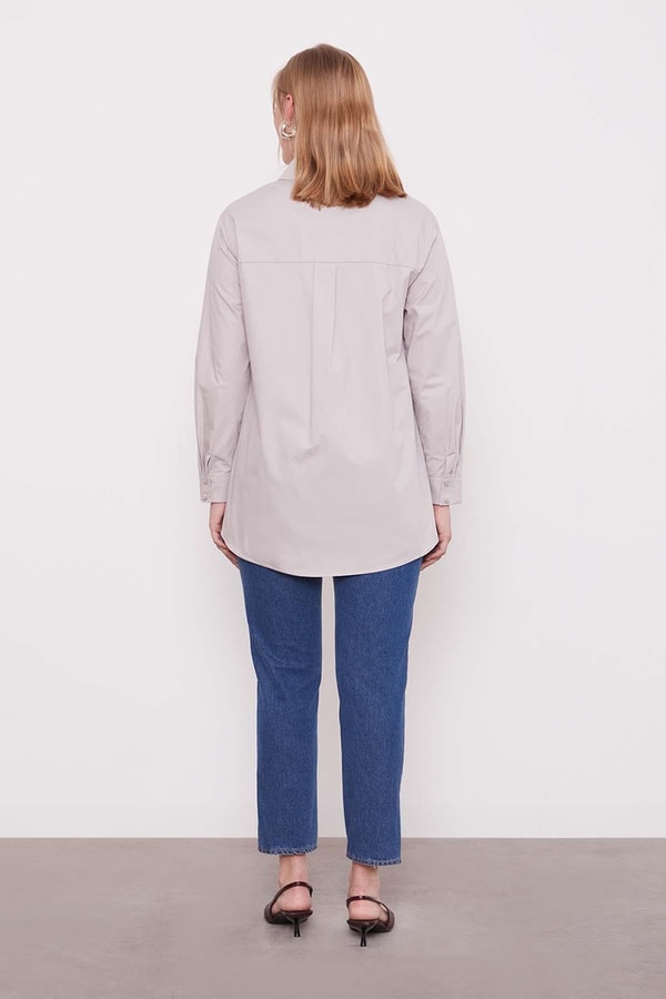 LevidorTaş Taş Detaylı Gömlek