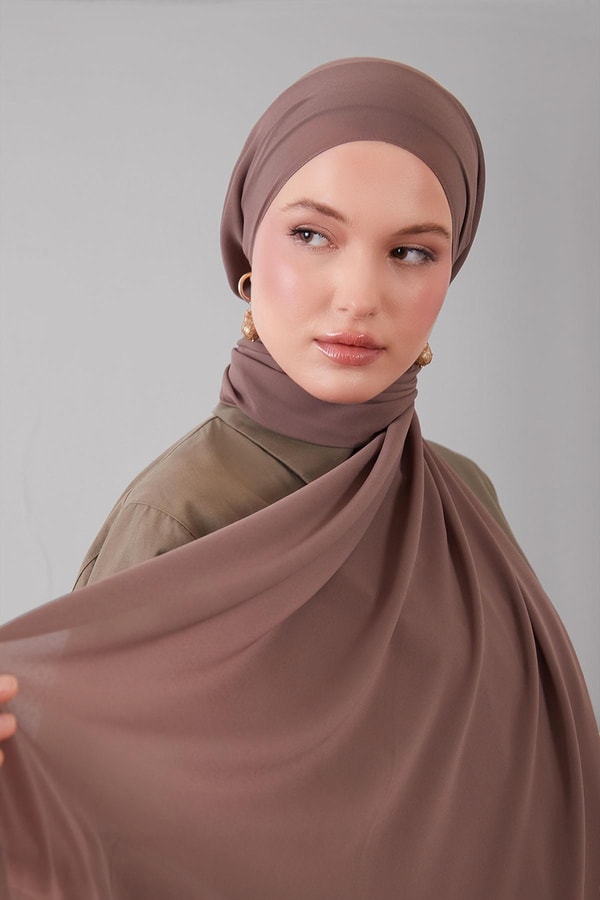 LevidorToprak Lux Şifon Şal