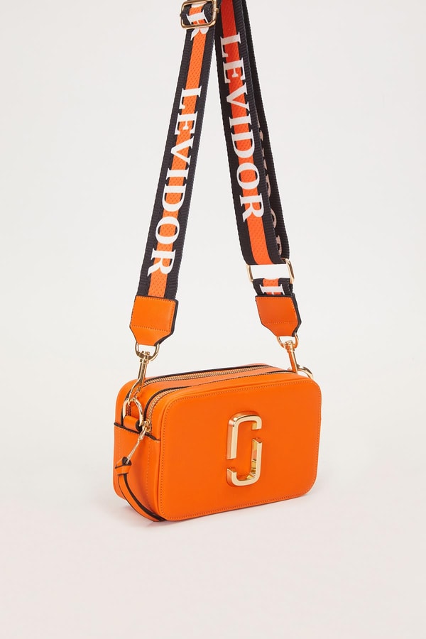 LevidorTuruncu Çok Gözlü Omuz Çantası