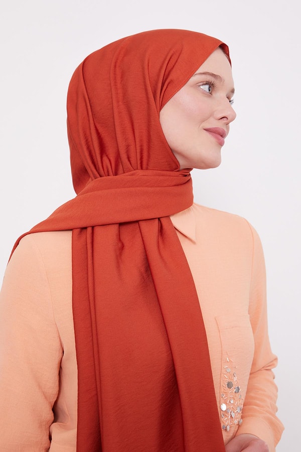 LevidorTuruncu Leola Düz Şal