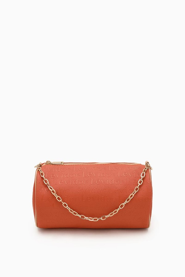 LevidorTuruncu Silindir Model El Çantası