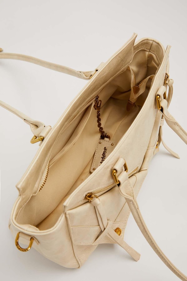 LevidorVizon Çapraz Fermuar Detaylı Omuz Çantası