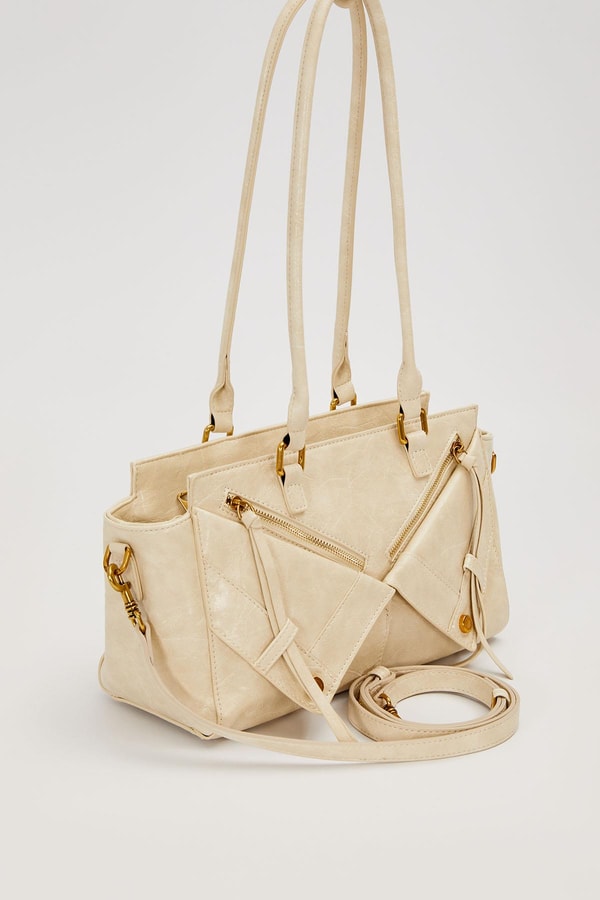 LevidorVizon Çapraz Fermuar Detaylı Omuz Çantası