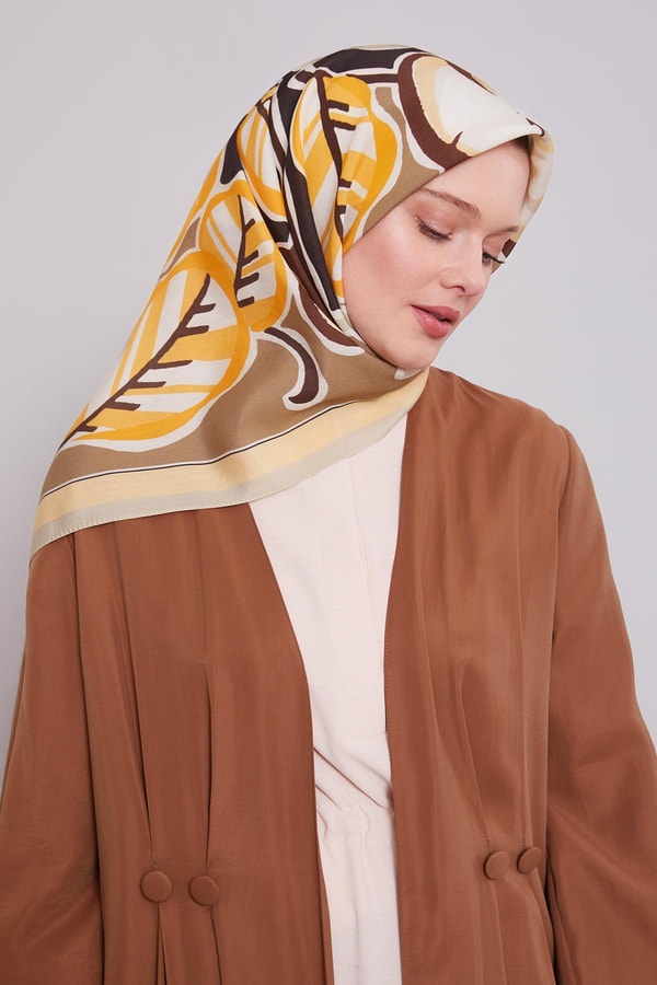 LevidorVizon Çiçek Dalı Aura Eşarp