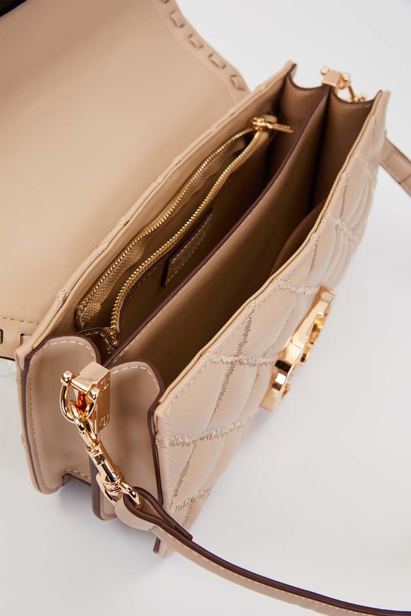 LevidorVizon Çift Askılı Kapitone Omuz Çantası