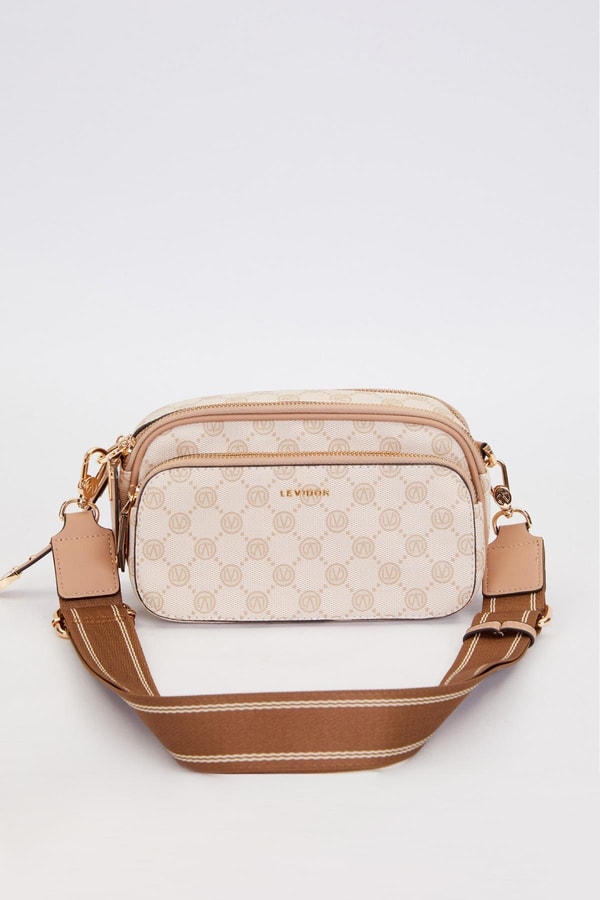 LevidorVizon Çift Bölmeli Kalın Askılı Omuz Çantası