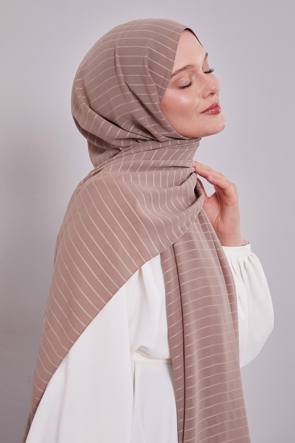 LevidorVizon Çizgili Cazz Şal