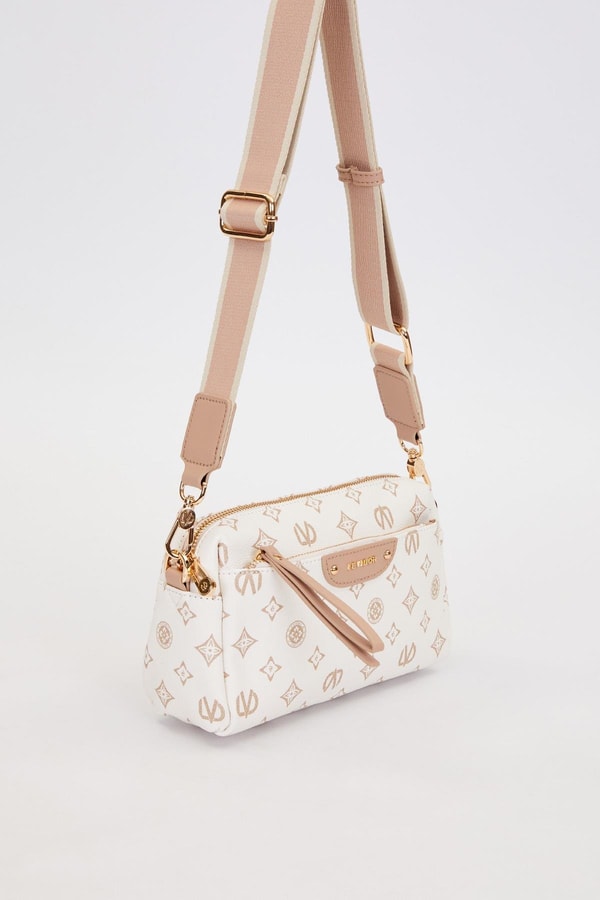 LevidorVizon Çizglili Kuşak Detaylı Omuz Çantası