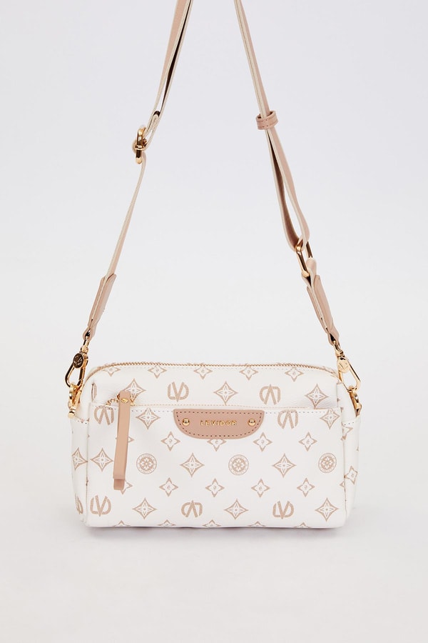 LevidorVizon Çizglili Kuşak Detaylı Omuz Çantası