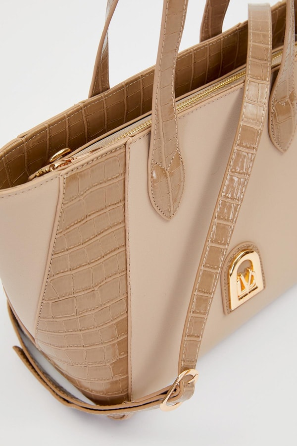 LevidorVizon Deri Detay Omuz Çantası