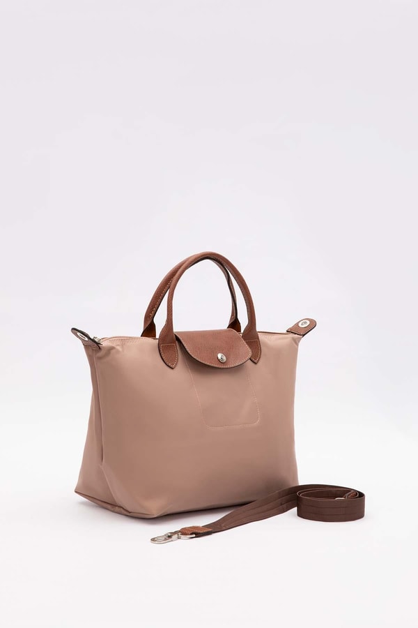 LevidorVizon Deri Kapak Aksesuarlı Omuz Çantası