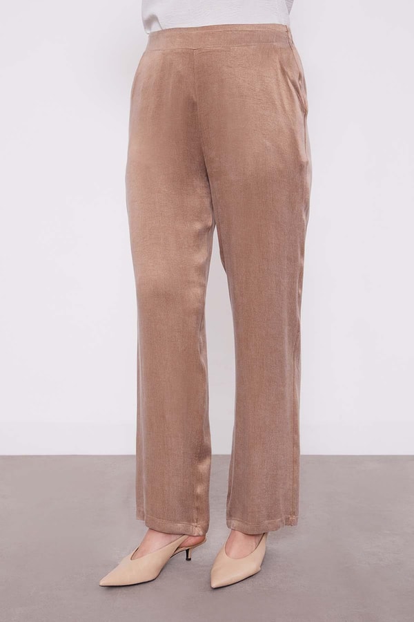 LevidorVizon Dik Yaka Düğme Detaylı Cupra İkili Takım