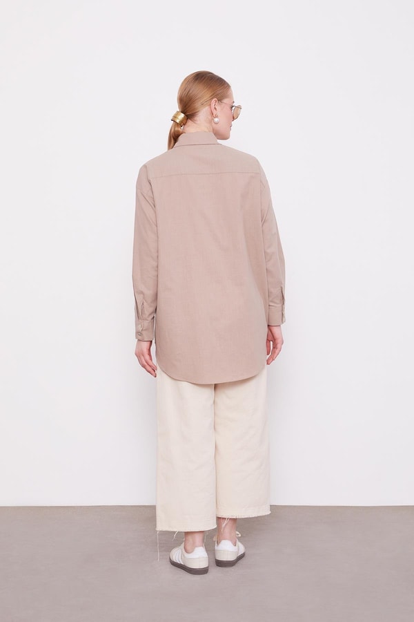 LevidorVizon Dokulu Pamuk Gömlek